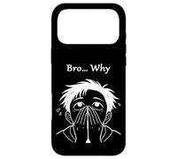 Bro… Why Covering Face Overwhelmed Meme Anime Case for iPhone 17 Pro Max