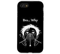 Bro… Why Covering Face Overwhelmed Meme Anime Case for iPhone SE (2020) / 7/8