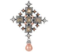 Broach Enamel Diamond Brooch Banquet - Party Wedding Exquisite Corsage Fashion Lapel Pins Elegant Brooches Simple Jewelry Gift Clothing Accessory for Women Men UB3730