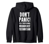 Broadcast Technician Zip Hoodie