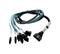 Broadcom BCM Cable x8 SFF-8654 to 8x SATA (SFF-8482) 1m Internal