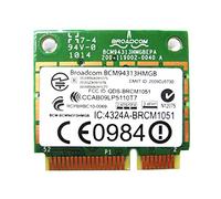 BroadCom BCM94313HMGB BCM2070 BCM4313 DW1701 Half Mini PCI-e BT Bluetooth WLAN Card for Dell YFHN7