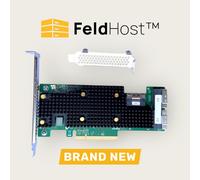 Broadcom LSI HBA Tri-Mode 9600-24i 240× SAS/SATA 32x NVMe, 3x SFF-8654, PCIe 4.0