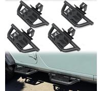Broaddict EZ Side Steps Fit for 2007-2018 Jeep Wrangler JK 4 Doors Running Boards
