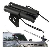 Broaddict Off-Road Fishing Rod Holder, Double Rod Kit with 2 Holders fit for 2021+ Ford Bronco 2/4 Door Passenger Side Powder Coated Aluminum