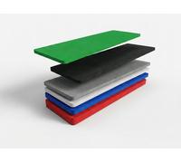 Broadfix 1-6mm Assorted Mixed Flat Plastic Window Glazing Packers & Levelling Shims (28 X 100mm) - Pack Of 1000