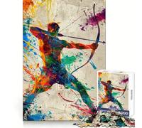 Broadhead Marksman Jigsaw Puzzles for Teenagers 1000 Pieces Smart Exercise Quiet Enjoyment Seamless Lock Bday Surprise (38x52cm)