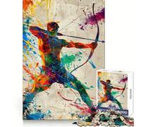 Broadhead Marksman Teenagers 1000 Piece Jigsaw Puzzle Strategic Think Easy Relaxation Precise Fit Festive Gift (38x26cm)