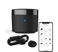 Broadlink Remote Controller RM4 Mini for Air Conditioning, Temperature & Humidity Sensor, Universal IR, Voice & Wifi Control, Compatible with Set Top Box & Television, Alexa