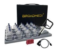 BROADMEDI+ Premium Cupping Therapy 19 Cup Set, Pump Handle, Extension Tube, Massage Stick, Made in Korea