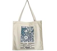 BROADREAM Canvas Tote Bag, Extra Large Capacity Handbags Shoulder Bags with Zipper, Reusable Shopping Bag, Aesthetic Vintage Bags, Large Shoulder Bag for Women Work School College Daily Use