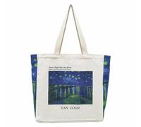 BROADREAM Canvas Tote Bag, Extra Large Capacity Handbags Shoulder Bags with Zipper, Reusable Shopping Bag, Aesthetic Vintage Bags, Large Shoulder Bag for Women Work School College Daily Use