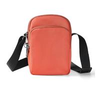 BROADREAM Small Crossbody Bag Men Women, Anti-Theft Crossbody Sling bags - Mini Shoulder Travel Bag for Hiking Sports, Orange, Travel