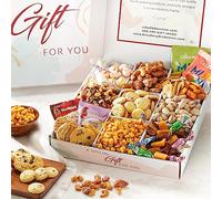 Broadway Basketeers Food Gift Basket Snack Gifts for Women, Men, Families, College, Appreciation, Thank You, Congratulations, Corporate, Get Well Soon Care Package, Kosher