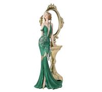 Broadway Belles Anna Emerald Green and Gold Standing Charleston Figurine