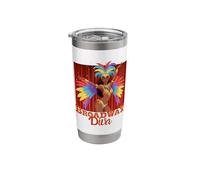 Broadway-Diva Dancer Vibrant Stage Musical Elegance Beauty Stainless Steel Insulated Tumbler