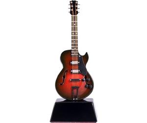 Broadway Gift Electric Guitar Music Instrument Miniature Replica on Stand - Size 6 in.