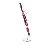 Broadway Gift Miniature Bassoon Shaped 3 inch Acrylic Small Decorative Tabletop Figurine