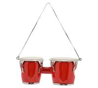 Broadway Gifts Red Bongo Drum Hanging Ornament