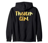 Broadway Lovers Theater Girl Musical Theatre Geek Teen Kids Zip Hoodie