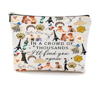 Broadway Makeup Bag, Musical Theatre Gifts, in A Crowd of Thousands, Theatre Gifts, Zipper Pouch Cosmetic Bag for Theatre Fans, Actors, Performers, Drama Students