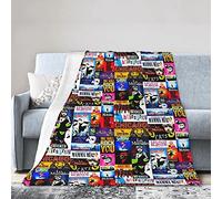 Broadway Musical Collage Blanket Soft Cozy Fleece Throw Blanket Plush Lightweight Warm Fuzzy Flannel Blankets and Throws for Boys Girls Couch Sofa Bed 50"x40"