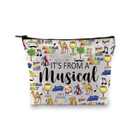 Broadway Musical Gift Musical Theatre Gift It's from A Musical Zipper Pouch Makeup Bag for Musical Lover (from Jos EU)