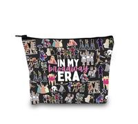 Broadway Musical Gift Theatre Bag in My Broadway Era Musical Theatre Gift West End Broadway Zipper Pouch Makeup Bag (Broadway Era BLK EU)