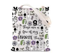 Broadway Musical Inspired Tote Bag Coral Snake Lover Gift Horror Movie Merch Lydia Halloween Horror Nights Gift (Beetle)