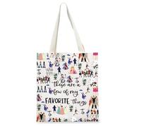 Broadway Musical Theatre Gifts Tote Bags with Inner Pocket Musical Theatre Actor Actress Tote Bag Drama Theatre Gift Musical Lover Shoulder Bag Broadway Fan Canvas Tote Bag Broadway Mudical Lover Gift