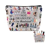 Broadway Musical-Themed Cosmetic Bag, 'I'm Not Exaggerating, I'm Dramatic,' A Gift for Broadway Fans and Theater Lovers