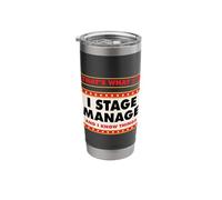 Broadways Musical Gift for a Stage Manager Stainless Steel Insulated Tumbler