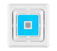 Broan-NuTone FG800RGBS Bluetooth Speaker & Customizable Color Changing LED Cover/Grille for Bathroom Fans, Easy DIY Install, Bright White