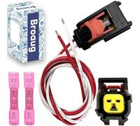 Broaug 1PC Intake Air Temp Sensor Connector Wiring Harness, Compatible with Chrysler Dodge Jeep Ford Lincoln VW & More, Replaces OE:5017119AA,5017119AB,S-1918,PTA1262,EC1416,645-218