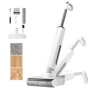 BROBIG Wet Dry Vacuum Cleaner, 180°Lie-Flat Vacuum Mop All in One with Auto Self-Cleaning, Smart Floor Cleaner Machine for Hard Floor, 35 Mins Runtime, Edge Cleaning, Self-Propelled Vacuum Mop Combo