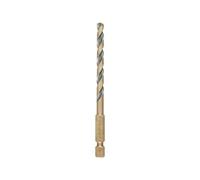 DeWalt Black and Gold Hex Impact HSS Drill Bit 5.5mm Pack of 1