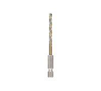 DeWalt Black and Gold Hex Impact HSS Drill Bit 4mm Pack of 1