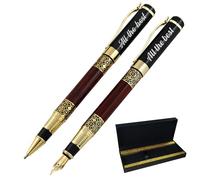 Brocade Creek Personalized pens & Gel pens with your Names Company Names, Office Gift Pen Set, with Pen Box Gift for Colleague Teachers Friends Business