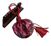 Brocade Drawstring Jewelry Pouch Bag, 4 Pcs Embroidered Drawstring Sachet Bags 10x12cm Multicolor With Tassel For Jewelry Coins(H2)