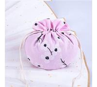 Brocade Drawstring Jewelry Pouch Bag, 4 Pcs Multicolor Chinese Embroidered Floral Drawstring Empty Sachet Bags For Jewelry(Pink)