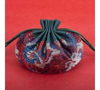 Brocade Embroidery Sachet Pouch, 4 Pcs Embroidered Drawstring Sachet Bags Multicolor for Jewelry Storage Scent and Gift(H1)