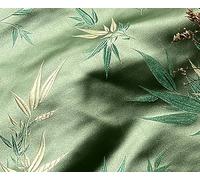 Brocade Fabric by The Yard, 29.5 Inches for DIY, Craft, Luxurious Sheen, Lightweight and Crisp Drape Wedding Dress, Costumes, Fashion, Se(Size:1m/39.3inches,Color:02- Green)