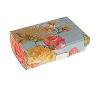 Brocade Lipstick Lip Gloss Case Carry Storage Box Lip Balm Holder w/Mirror #G Type G