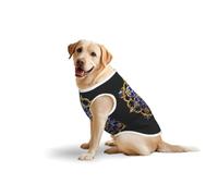 Brocade on the Roadside Print Breathable Dog Clothes Dog Shirts