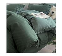 Brocade Velvet Duvet Cover Set - 4 Piece, Long-Staple Cotton, Twin Size, Soft & Breathable, Comfort