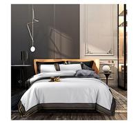 Brocade Velvet Duvet Cover Set - Egyptian Cotton, Ultra Soft Jacquard Bedding, Breathable, Long Staple Washed Comforter Cover Sheet & Quilt Duvet Cover