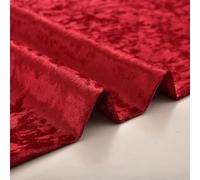 Brocade Velvet Fabric Embossed Velvet Fabric Sold by Meter for Sewing Crafts DIY Home Decor Furniture Upholstery Cushions Furniture Cover Cushions Sofa(Color:22 red)