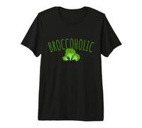 Broccoholic Broccoli Addicted Lover Vegetable Funny Vegan Premium T-Shirt