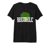 Broccoholic Broccoli Addicted Lover Vegetable Funny Vegan Premium T-Shirt