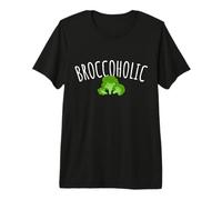 Broccoholic Broccoli Lover Vegetable Funny Vegan Broccoli Premium T-Shirt